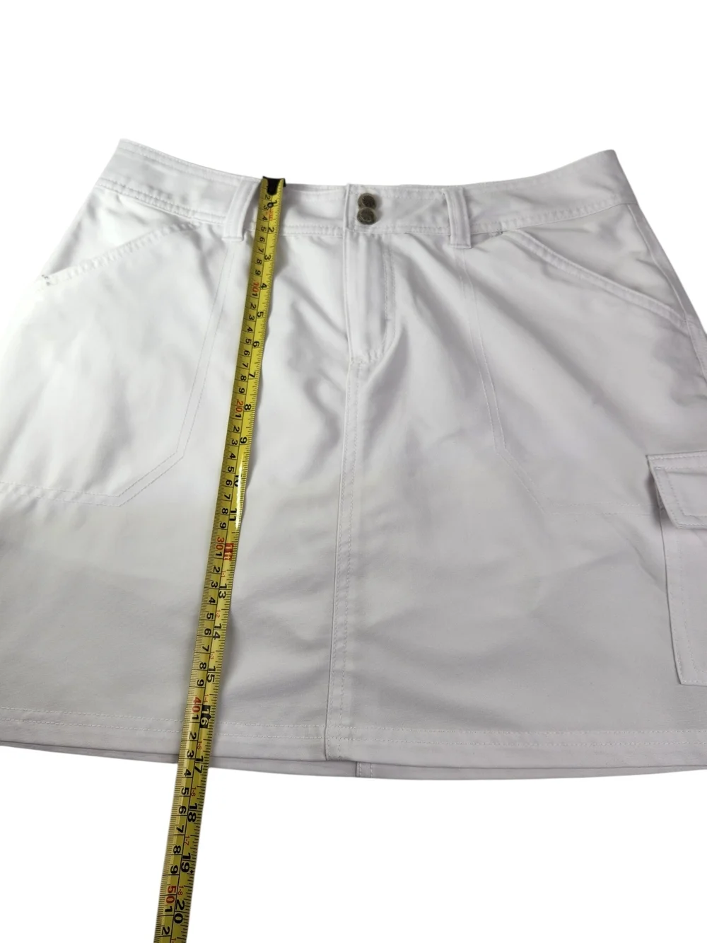 Bimini Bay White Active Skort Size 8 Golf Tennis Athletic Skirt Shorts See Descr